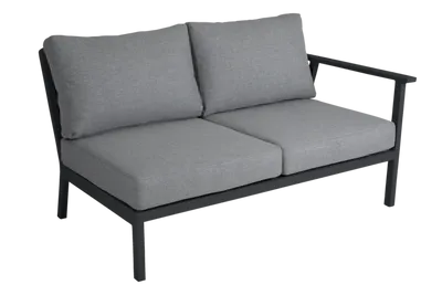 Brafab Samvaro Höger+Vänster Avslut 2-Sits Antracit