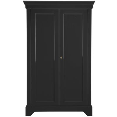 WOOOD Isabel Brocante Skåp i Matt Svart Furu