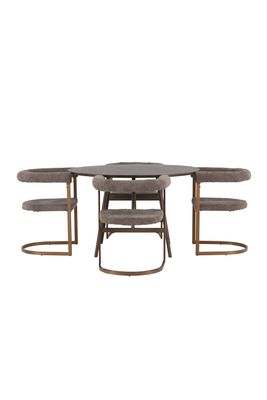 Venture Home Matgrupp Kaseidon med Stolar Morning