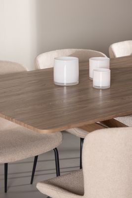 Venture Home Piazza Matbord med Modesto Matstol