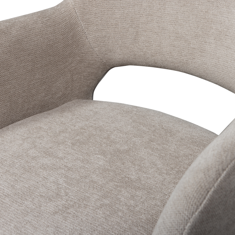 WOOOD Jenny Matstol i Vävd Tyg - Naturell 2 st