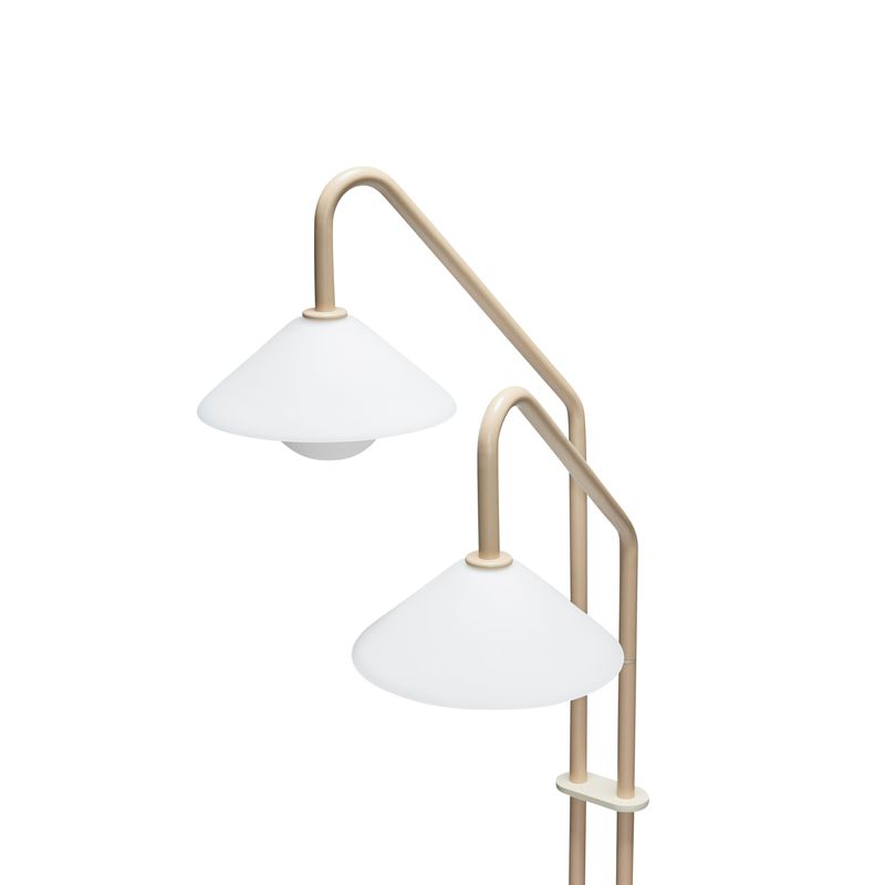 Hübsch Como Golvlampa Beige 30x50xh165cm, G9