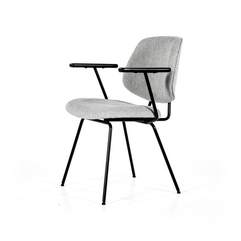 Eleonora Stol Lynn med armstöd - grå fletcher