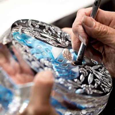 Målerås Räv - Handgjort Kristallblock