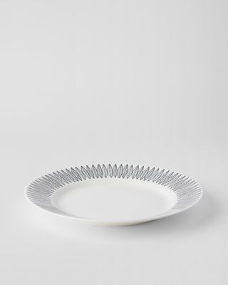 Gustavsberg SALIX SVART, Tallrik 28 cm m bräm