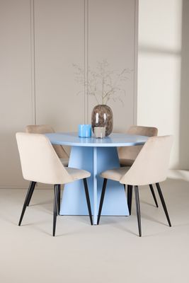 Venture Home Matbord Bootcut med Night Stol