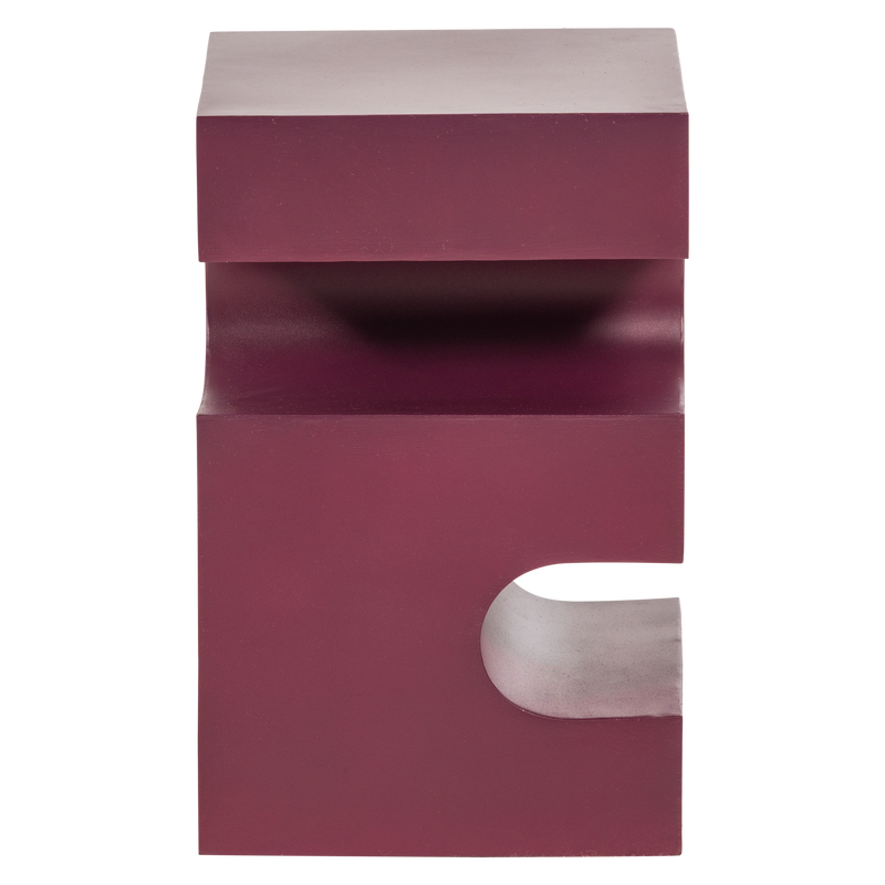 WOOOD Jessa Sidobord i Metall - Lila och Brun