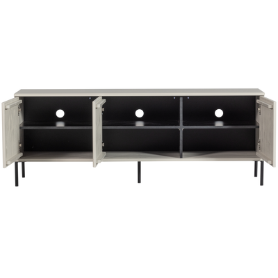 WOOOD NEW GRAVURE TV-bänk 150 cm i furu, färg Dust