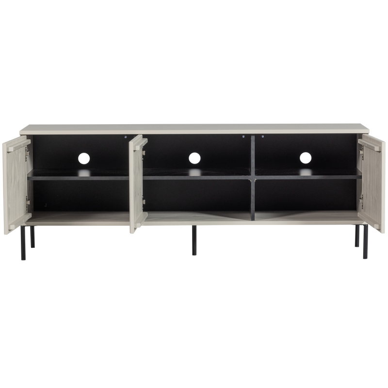 WOOOD NEW GRAVURE TV-bänk 150 cm i furu, färg Dust