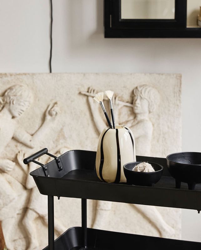 Nordal FULDA Rullbord i Järn - Svart