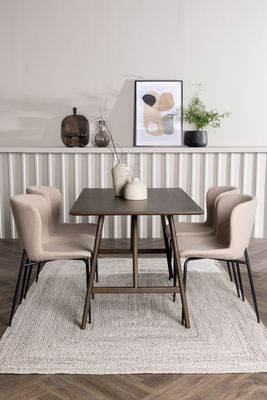 Venture Home Matgrupp Kaseindon med Modesto-stolar