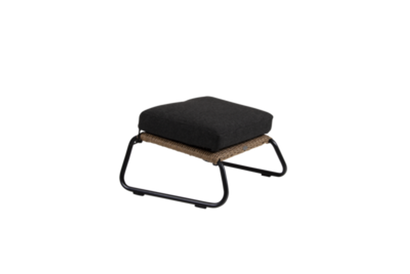 Brafab Midway Fotpall Natur/Svart