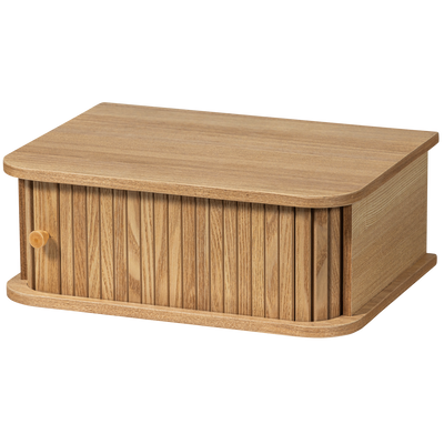 WOOOD Jena Väggmonterat Sängbord Natur