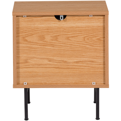 WOOOD Tours Nattduksbord med 2 Lådor i Melamin/MDF