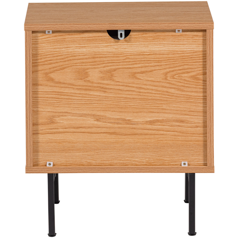 WOOOD Tours Nattduksbord med 2 Lådor i Melamin/MDF