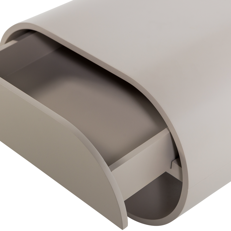 WOOOD MOMO Väggmonterad Låda/Nattduksbord Trä Sand [FSC]