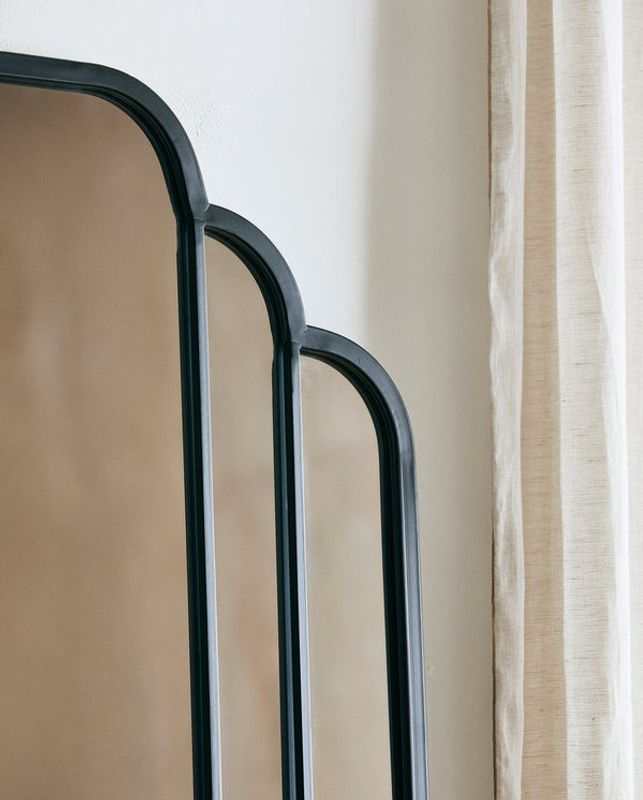 Nordal SKYLARK järn väggspegel - svart