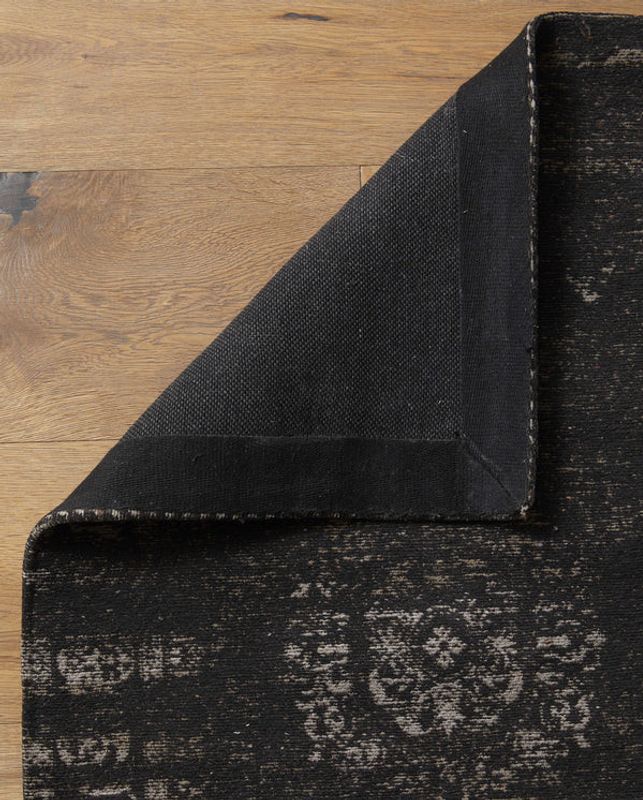 Nordal GRAND Woven Matta 160x240 - Dark Grå/Svart