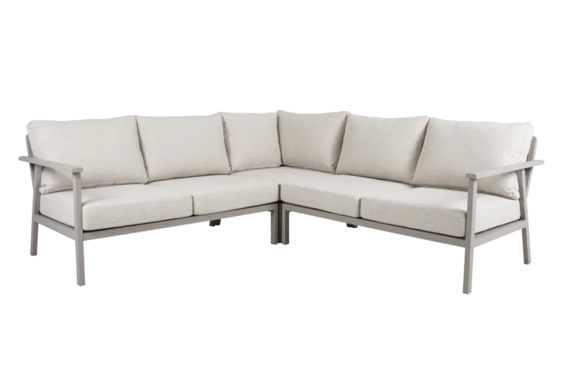 Brafab Samvaro 2-sits Soffa Khaki höger+vänster avslut