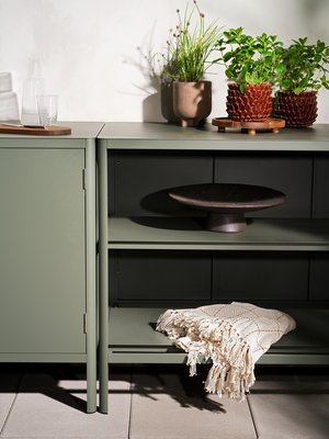 Brafab Kelia Utekök med Hylla Nordic Green