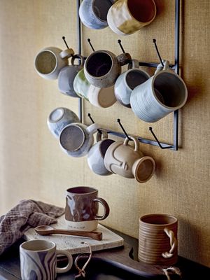 Bloomingville Neo Mugg, Grön, Stengods - 8-pack