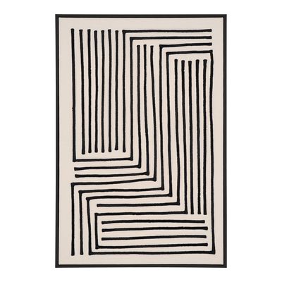 House Nordic Lipari Canvas Print 60x90 cm - Svart/Beige