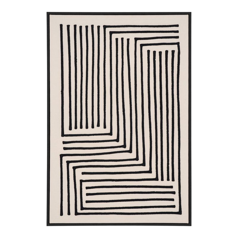 House Nordic Lipari Canvas Print 60x90 cm - Svart/Beige