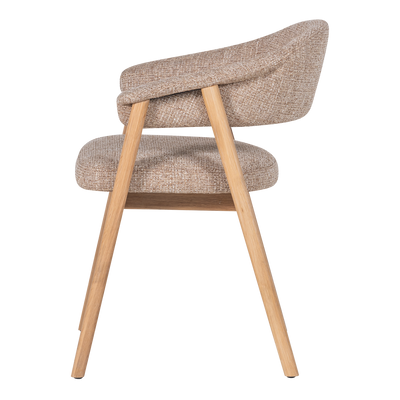 WOOOD Tunar Matstol med Armstöd i Naturligt Ek 2 st