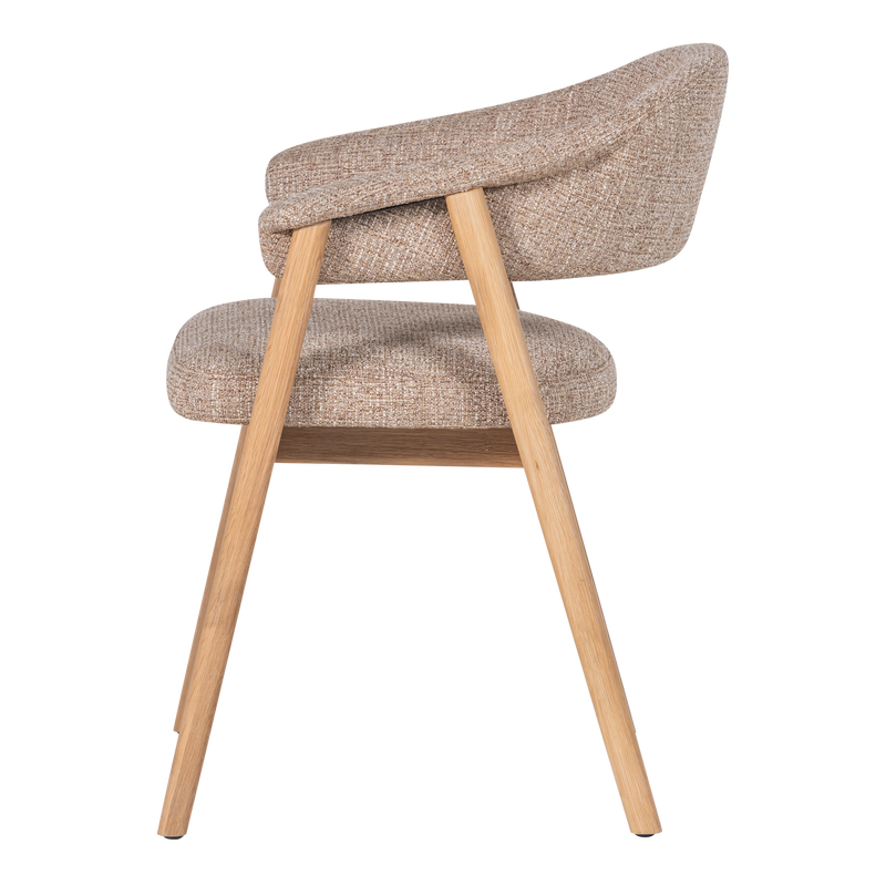 WOOOD Tunar Matstol med Armstöd i Naturligt Ek 2 st