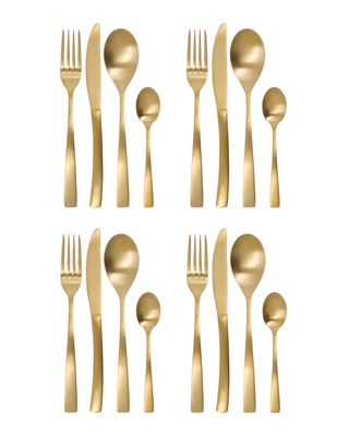 House Doctor Golden Bestickset Gyllen