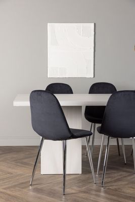 Venture Home Matgrupp Olga med stolarna Polar