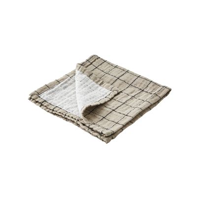 Affari of Sweden ELSA Servett, Beige/svart 10-pack