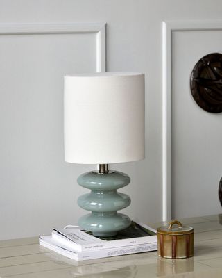 House Doctor Step Bordslampa S Ljusblå/Off-white