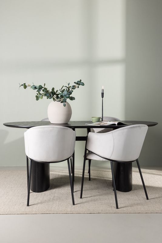 Venture Home Matgrupp Isolde med Stolar Evelina