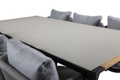 Venture Home Texas, Virya Matgrupp Grå Svart