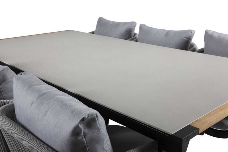 Venture Home Texas, Virya Matgrupp Grå Svart