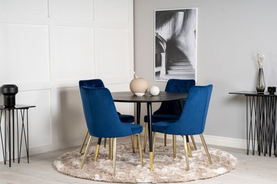 Venture Home Matgrupp Dipp med stolarna Velvet Deluxe