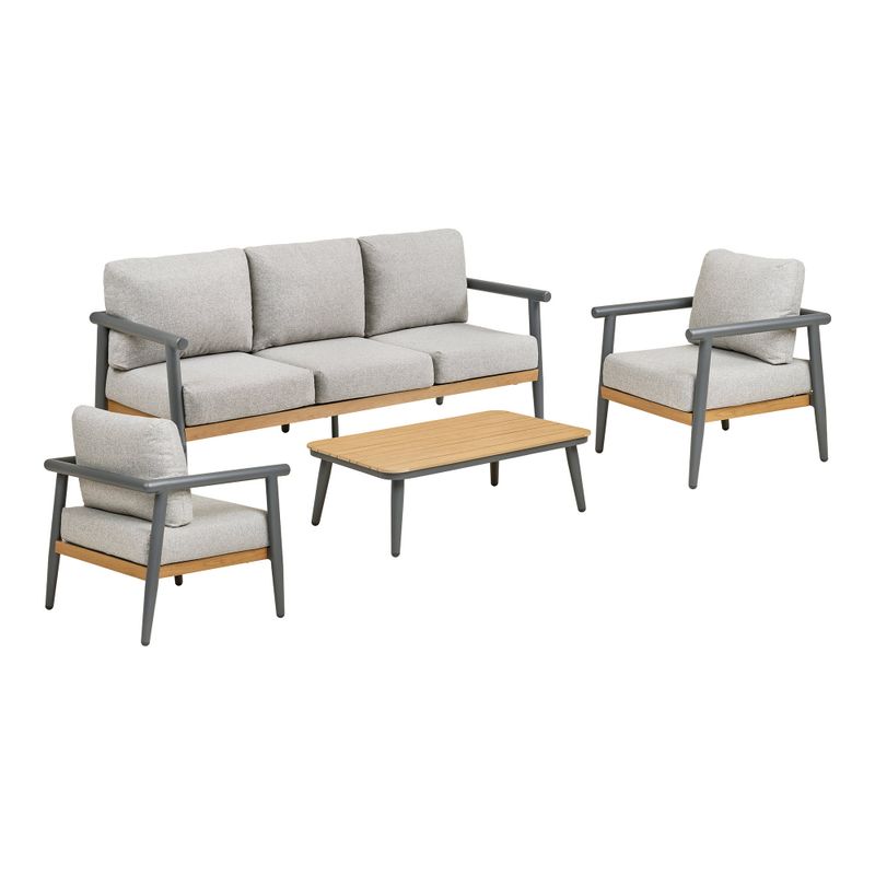 House Nordic Comillas Loungeset Grå Beige