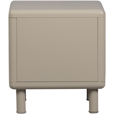 WOOOD Rune Sängbord/Lådhurts 2 Lådor Metall Sand