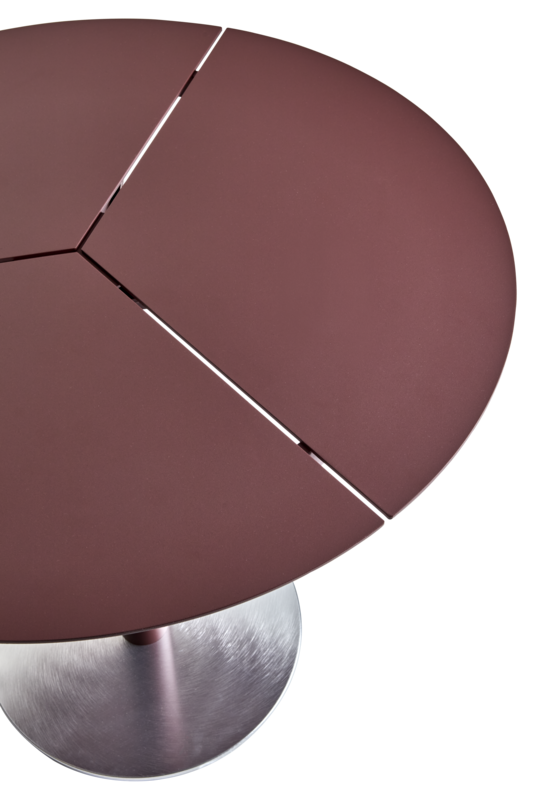 Brafab Peace Bistro Cafebord 80 cm Zin Red