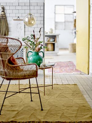 Bloomingville Zola Matta, Brun, Ull