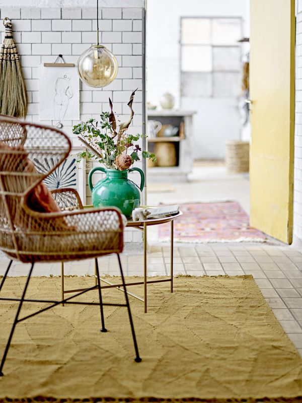 Bloomingville Zola Matta, Brun, Ull