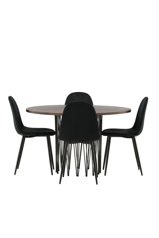 Venture Home Stone Rund Matgrupp