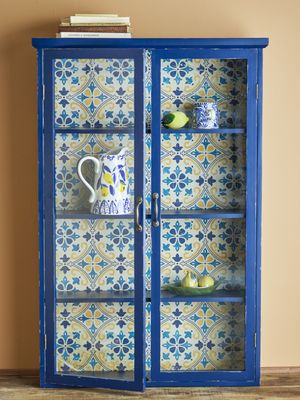 Bloomingville Hazem Skåp, Blå, Granträ