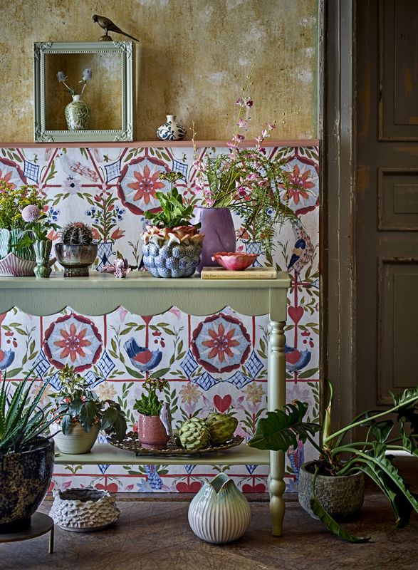 Bloomingville Salla Konsolbord, Grön, Furu