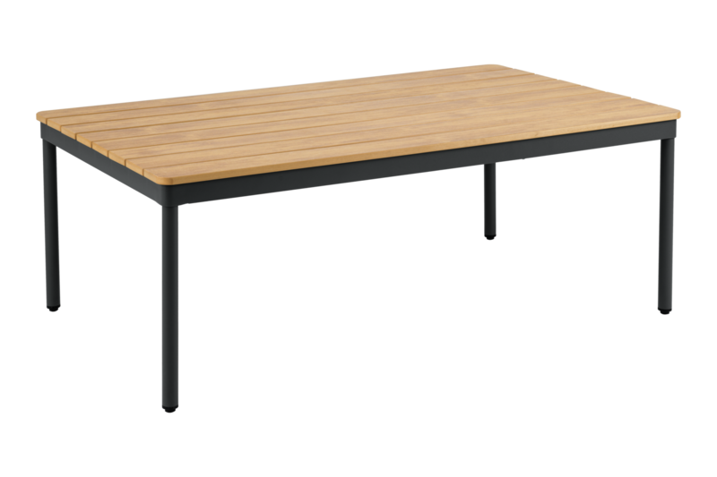 Brafab Reno Soffbord 70x110 cm Svart/Natural Wood