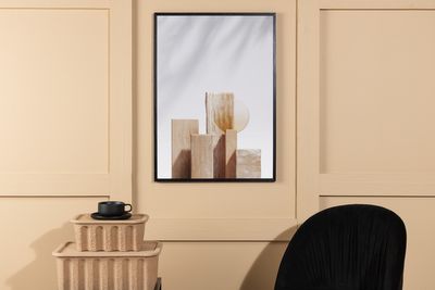 Venture Home Wooden Blocks Poster Beige