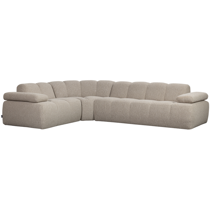 WOOOD Mojo Hörnsoffa Vänster Boucle Beige