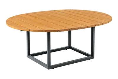 Brafab Olive Soffbord 80x110 cm Antracit/Bambu
