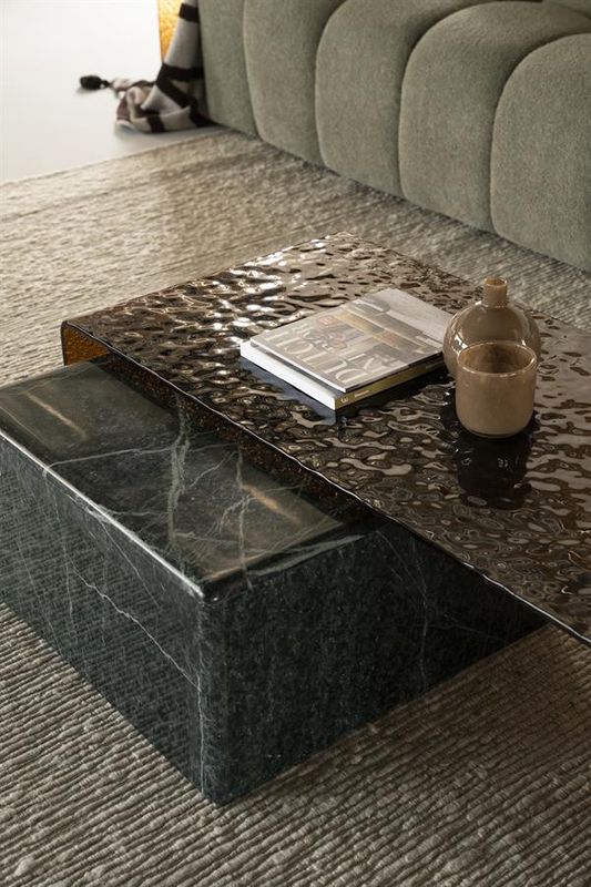 By Boo Soffbord Dice - Grön Marmor